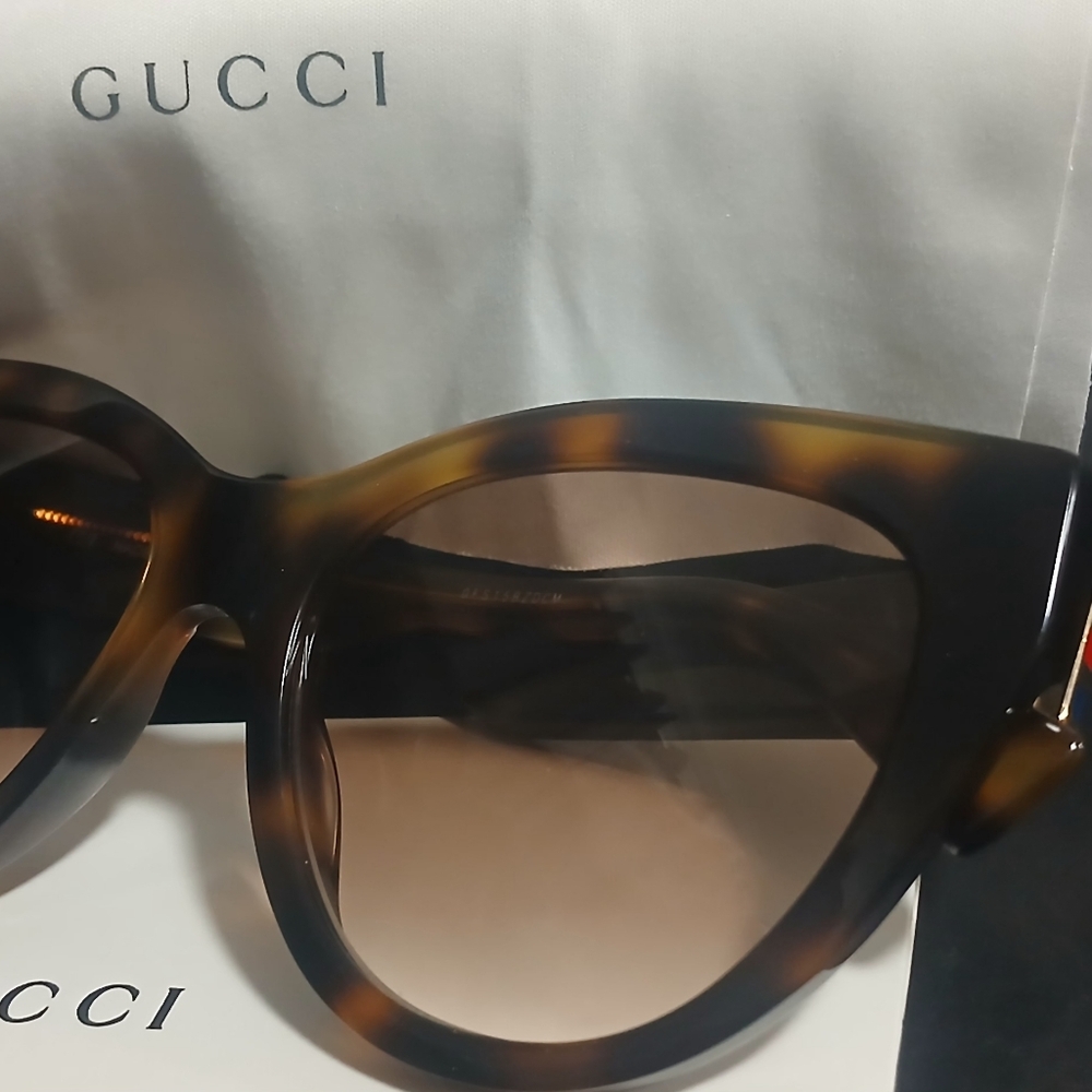 Authentic GUCCI sunglasses Havana Case Made In Italy - Picture 7 of 16